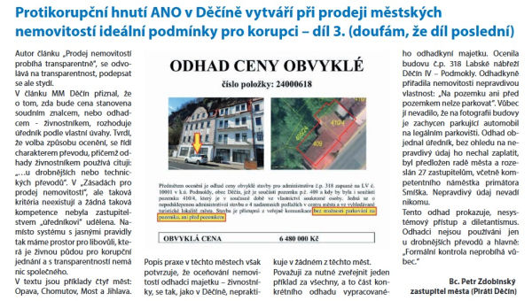 Oceňování nemovitostí města Děčín (Zpravodaj č. 16/2025)