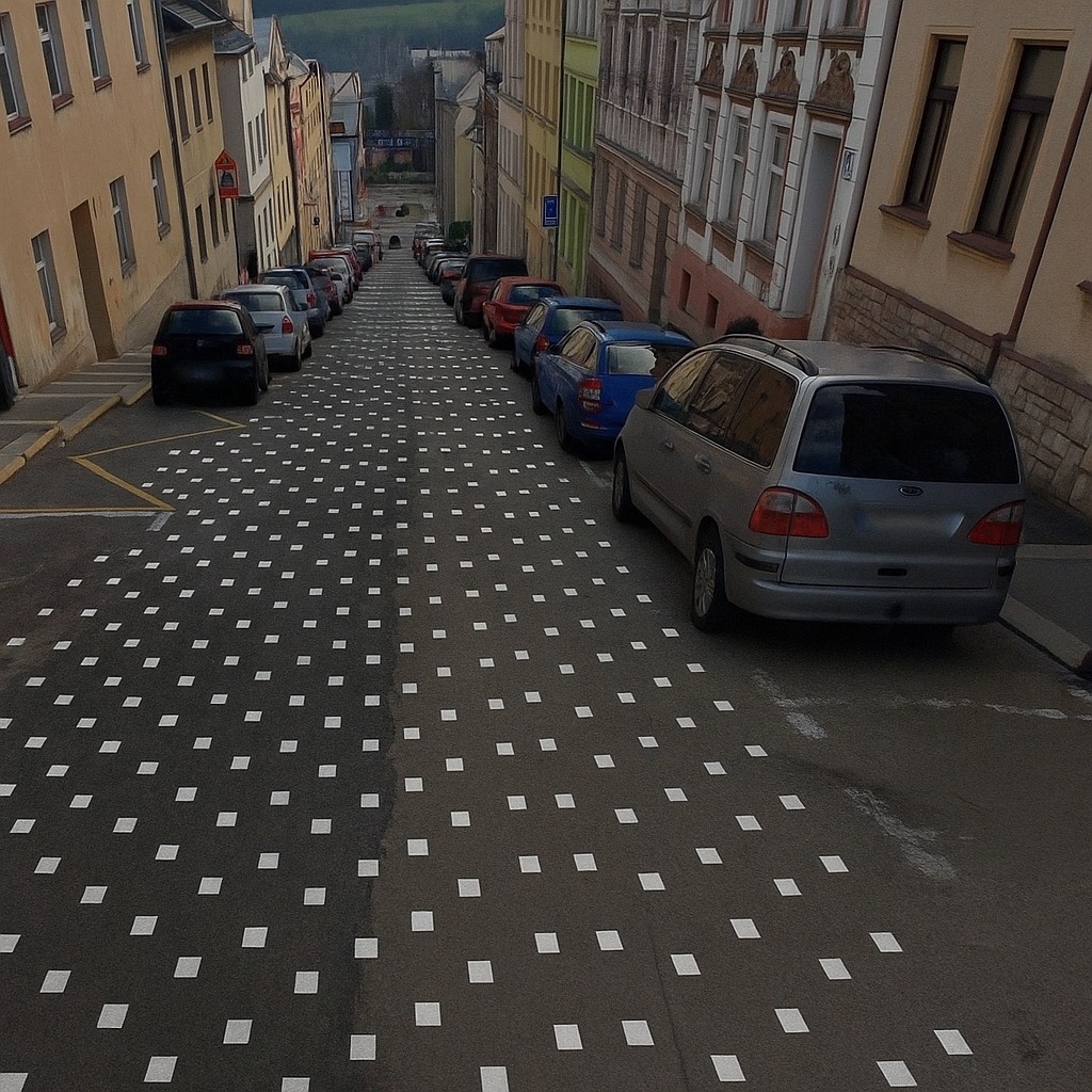 Imaginární opravy komunikací v Děčíně